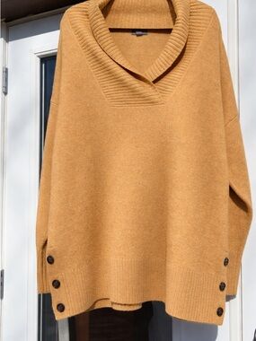 Style & Co. Shawl Collar Tunic Sweater
